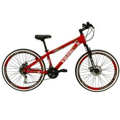 Bicicleta Aro 26 Vikingx 21v Alumínio Freeride Freio A Disco