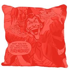 Capa para Almofada DC Comics Joker Fireworks em Poliester - Urban - 45x45 cm
