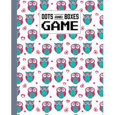Dots And Boxes Game: Cute Owls Dots And Boxes Game, A Classic Strategy Game - Large and Small Playing Squares - Big Book, Dot to Dot Grid, Game of ... Line, Pigs in a Pen, 120 Pages, size 8" x 10"