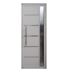 Porta Lambril Solara com Visor e Puxador 70 x 2.10 Branca Lado Direito – Hale