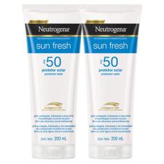 Kit 2 Protetor Solar Neutrogena Sun Fresh Corpo FPS 50 200ml