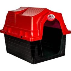 Casa Para Cães Jel Plast Plástica N2 - Vermelho - Plast Pet