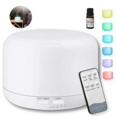 Umidificador e Difusor de Ar para Quarto de Bebê Ultrassônico Luz Led 