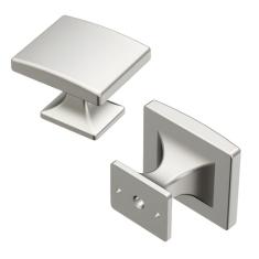 Hickory Hardware Puxadores de armário de cozinha, puxadores de qualidade para atualizar gaveta e botão de cômoda, puxadores de maçaneta de armário para portas de armário, gavetas de banheiro, níquel acetinado, coleção Forge