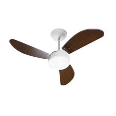 Ventilador de Teto New Light Led Bco/Tb 3 Pás de MDF 110V - Venti-Delt