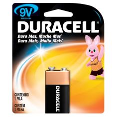 Bateria 9V Duracell 1 Unidade