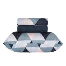 Jogo De Cama Duplo Queen 4 Peças 140 Fios 250x240cm Nico Realce Premium - Sultan