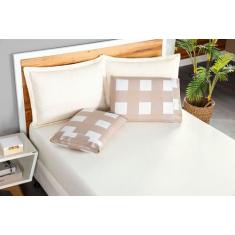 Jogo de cama doce vita king 3 peças - Stinely Casa, CAQUI