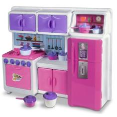 Cozinha Infantil Brinquedo Kit Criança Completa Fogão Menina - Tk Toys