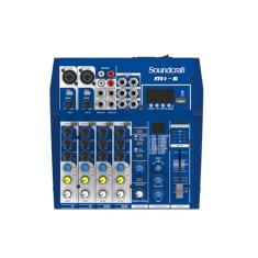 Mesa de Som Soundcraft MI-6 Analógico com 6 Canais