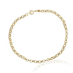 Pulseira Feminina de Ouro 18k Portuguesa Elo Português - AGAPRIME JOIA