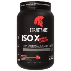 Whey Protein ISO X 100% Pure Isolate 1800G - Espartanos,  Morango