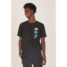 Camiseta Starter Estampada Masculino-Masculino