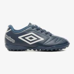 CHUTEIRA UMBRO CLASS 2.2 1084837 JR SOCIETY MARINHO BRANCO INFANTIL-Masculino