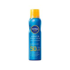 NIVEA SUN Protetor Solar Spray Protect & Toque Seco FPS 50 200ml, 200m
