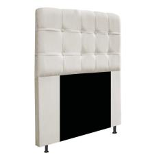 Cabeceira Estofada Mel 90 Cm Solteiro Suede Bege