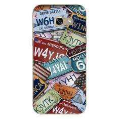 Capa Case Capinha Samsung Galaxy A5 2017 Masculina Placas Antigas