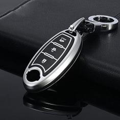 TPHJRM Capa de chave de carro em liga de zinco, capa de chave, adequada para Nissan Versa Maxima Altima Rogue Armada Sentra Murano Infiniti FX35 QX60