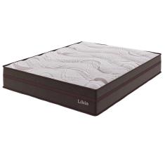 Colchão Queen Espuma 198mx158cmx30cm Ortopedico Libia Marrom