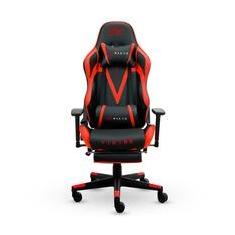 Cadeira Gamer XT Racer Viking Series, Até 120kg, Com Almofadas e Apoio de Pés, Reclinável, Descanso de Braço 3D, Preto e Vermelho - XTR-026