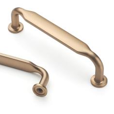 Asidrama Pacote com 10 puxadores de armário de cozinha de bronze champanhe de 76 mm, puxadores de armário de cozinha para puxadores de gaveta de armário