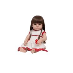 Boneca Reborn de Silicone Menina Linda Enxoval Completo
