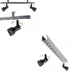 Kit 9 Spot Trilho Perfilado Eletro calha Par20 Bulbo OL1 - Hiperlight