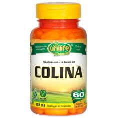 Colina Vitamina B8 60 cápsulas - Unilife