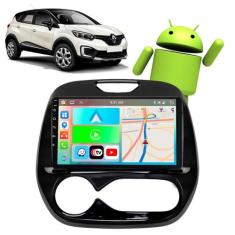  Kit Multimídia Android 9 Polegadas Captur 2017-2022 CarPlay - E-Carpl