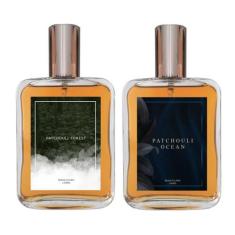Kit Perfume - Patchouli Forest + Patchouli Ocean 100Ml - Essência Do B