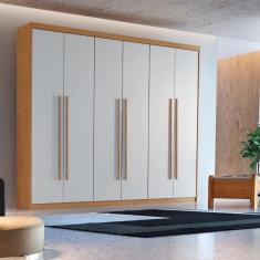 Guarda Roupa Casal 6 Portas Hawai Rufato