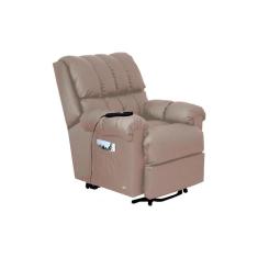 Poltrona Reclinável Motorizada P- Sala Detroit Golden Zero Wall C- Lift Courano Bege - Probel