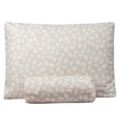 Jogo de Lençol Solteiro Bouti Basic Estampado 180 Fios 2 Peças - Poa Creme