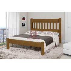 Cama de Casal Imperial de Madeira Maciça Tauari