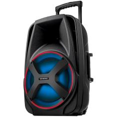 Caixa Amplificada Mondial Cm-550 Com Bluetooth, Usb Rádio Fm E Função Tws Bivolt