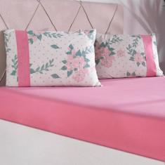 Jogo De Cama Casal Malha 100% Algodão Bella Cama