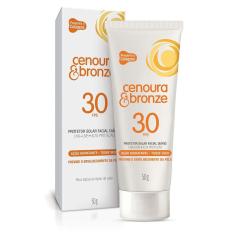 Protetor Solar Facial Cenoura E Bronze Fps30 50g