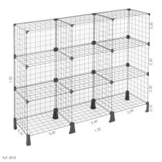 Balcão Aramado Para Atendimento 1,20 x 1,00 x 0,30