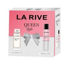Kit Perfume Feminino La Rive Queen Of Life 75Ml+Desod 150Ml-Feminino