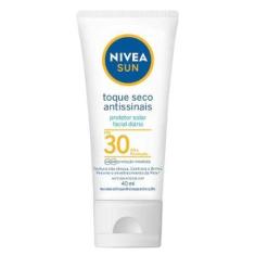 Protetor Solar Facial Toque Seco NIVEA Sun - Antissinais FPS30 40ml-Unissex