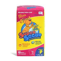 Fralda Descartável Super Secão para Cães Fêmeas - Tamanho P