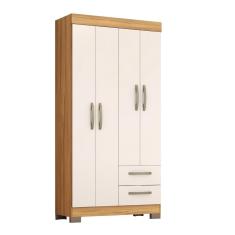 Guarda-Roupa com 4 Portas e 2 Gavetas NT6010 Notável Móveis