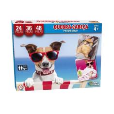 Quebra-cabeças Pets 108 peças Puzzle Progressivo Pedagógico - Pais e Filhos