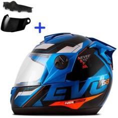 Capacete Moto Fechado Pro Tork Evolution G8 Evo Viseira Cristal + Fume