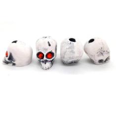 Firma Entremeio De Caveira Branca Para Guia 12mm Umbanda - Flash