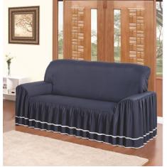 Capa De Sofá Dália 2 Lugares Mega  Protetor Sofá - ENXOVAIS VICTORIA B