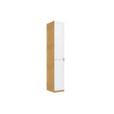 Módulo de Quarto Solteiro Guarda Roupa Infinity c/ 2 Portas e Pratelei