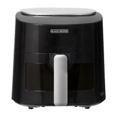 BLACK+DECKER Fritadeira Elétrica Air fryer 4,5L, Display Digital com 8 Funções, Potência de 1200W, Modelo AFMDV360, 110V