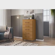 Cômoda 5 Gavetas Esmeralda