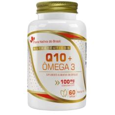 Coenzima Q10 100mg com Ômega 3 60 cápsulas - Flora Nativa